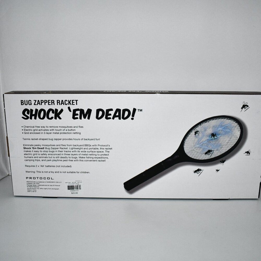 Protocol Bug Zapper Racket #SMPTC-80197 NWT - Picture 2 of 3